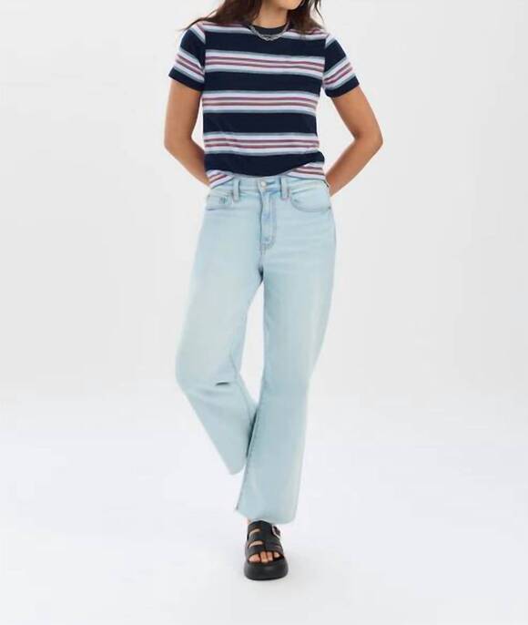 DAZE Denim - NEW DAZE pleaser high rise wide ankle jeans in detour